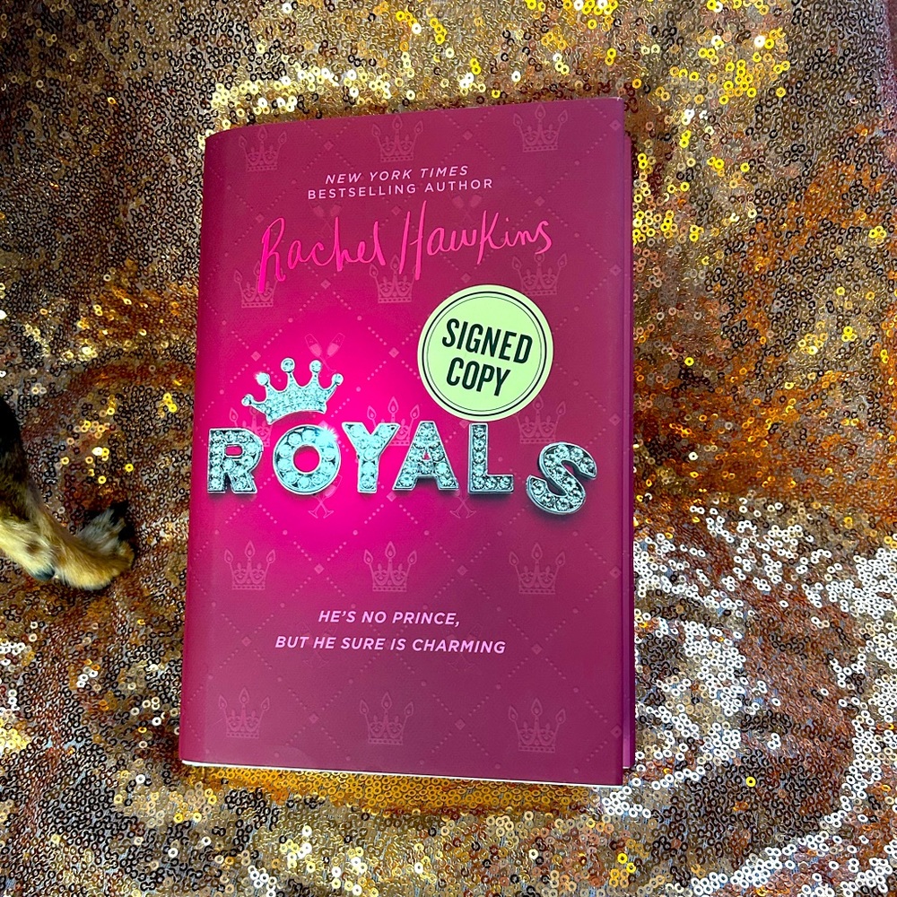 Royals by Rachel Hawkins Signed hardback book